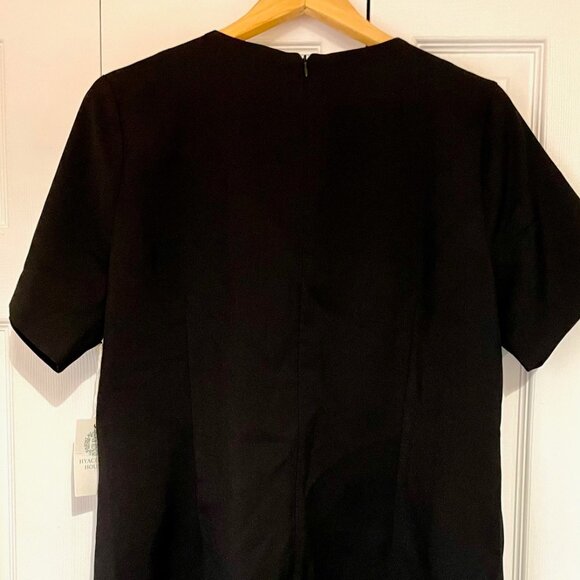 Tuckernuck x Hyacinth House - Beaded Bow Black Wrap Mini Dress – XL - Picture 6 of 6